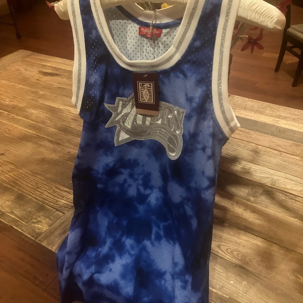 Mitchell & Ness Philadelphia 76ers nba basketball jersey top dress size XS NEWWT